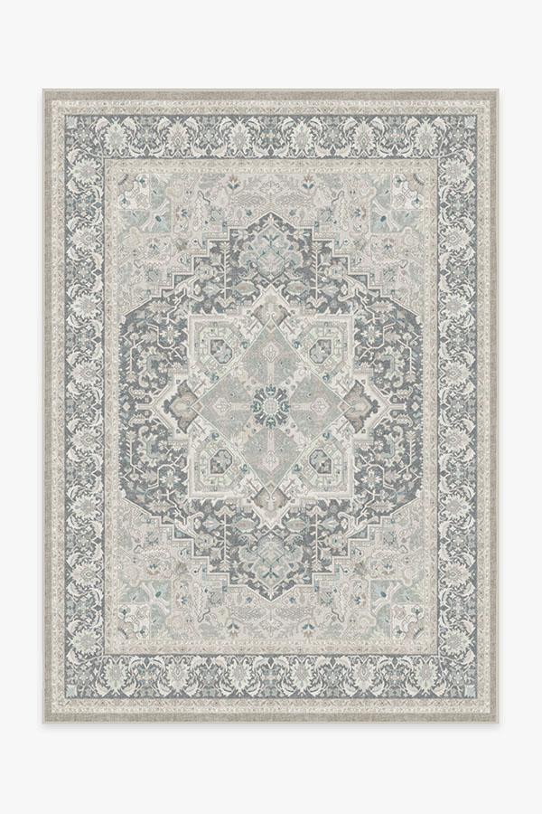 Hendesi Heriz Abalone Rug 5'x7' | Stain-Resistant