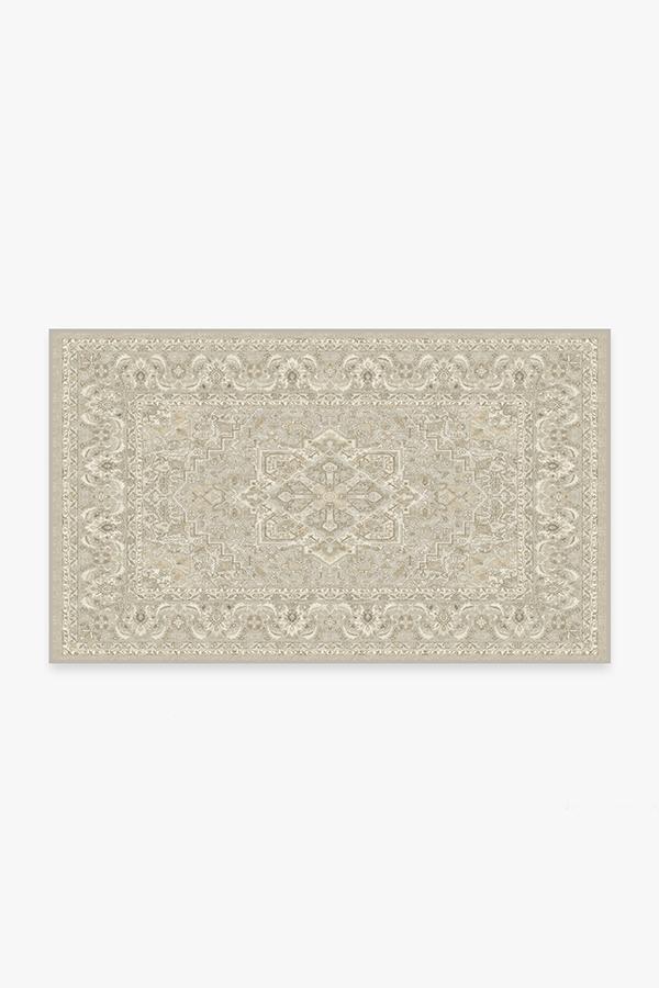Hendesi Heriz Cream Rug 3'x5' | Stain-Resistant