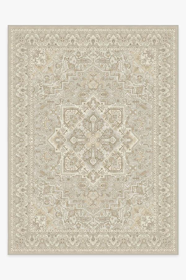 Hendesi Heriz Cream Rug 9'x12' | Stain-Resistant