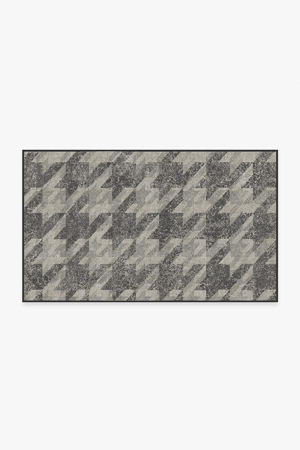 Houndstooth Rug 3'x5' | Stain-Resistant