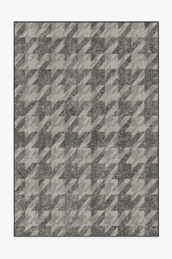 Houndstooth Rug 6'x9' | Stain-Resistant