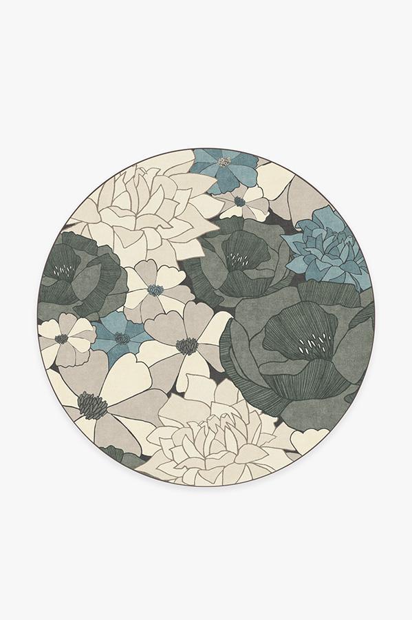 Imbali Abalone Rug 6' Round | Stain-Resistant