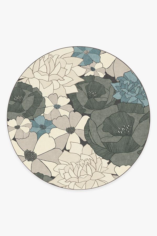 Imbali Abalone Rug 8' Round | Stain-Resistant