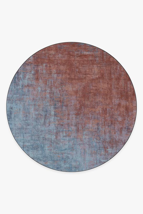 Impasto Multicolor Rug 8' Round | Stain-Resistant