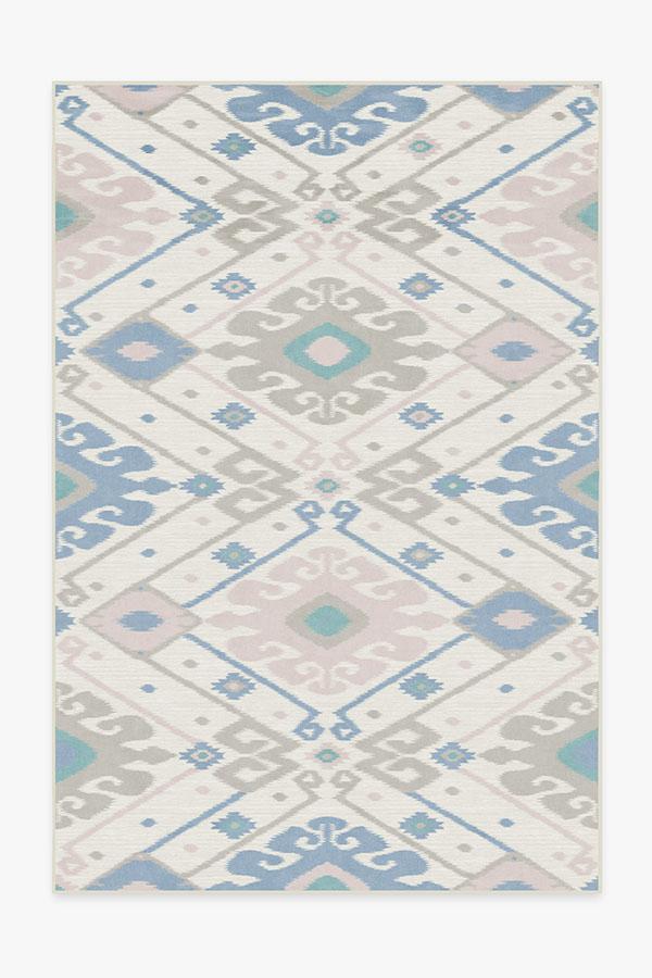 Inik Ikat Pastel Rug 6'x9' | Stain-Resistant