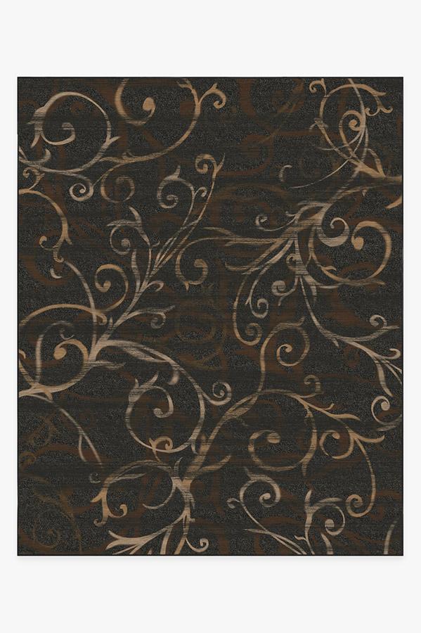 Ironwork Black Rug 8'x10' | Stain-Resistant
