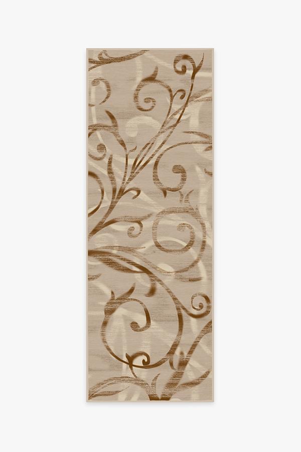 Ironwork Natural Rug 2.5'x7' | Stain-Resistant