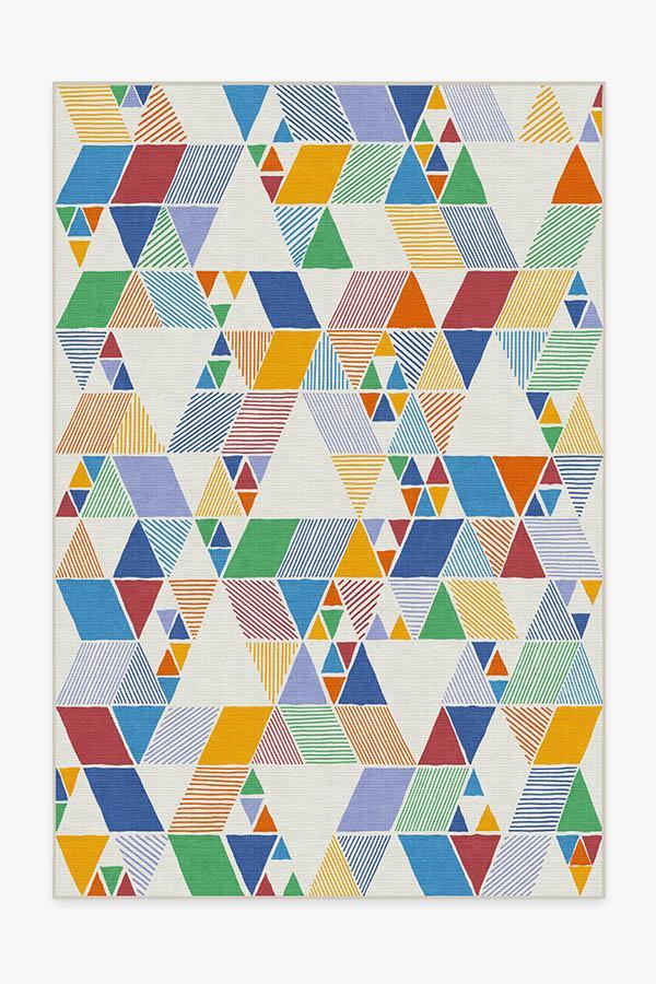 Joojee Multicolor Rug 6'x9' | Stain-Resistant