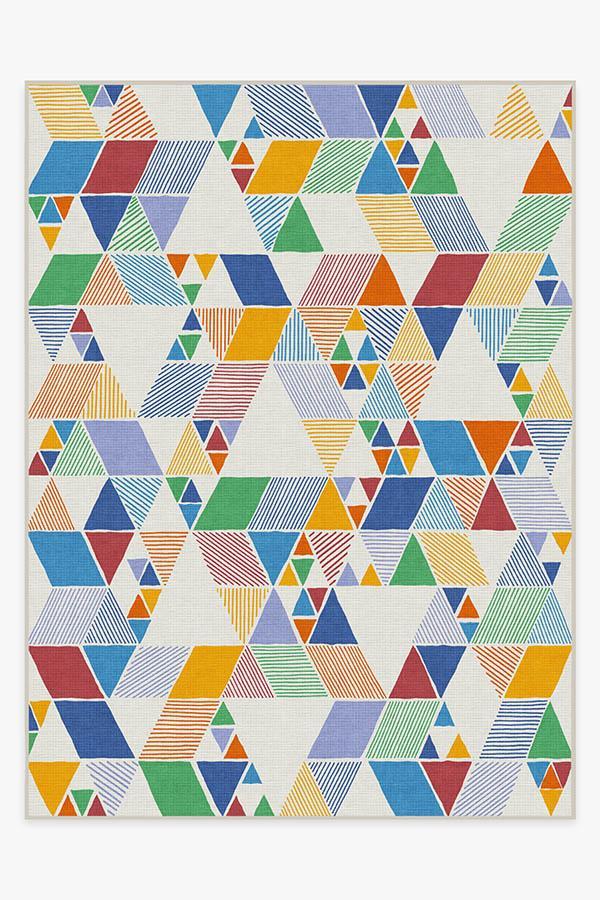 Joojee Multicolor Rug 9'x12' | Stain-Resistant