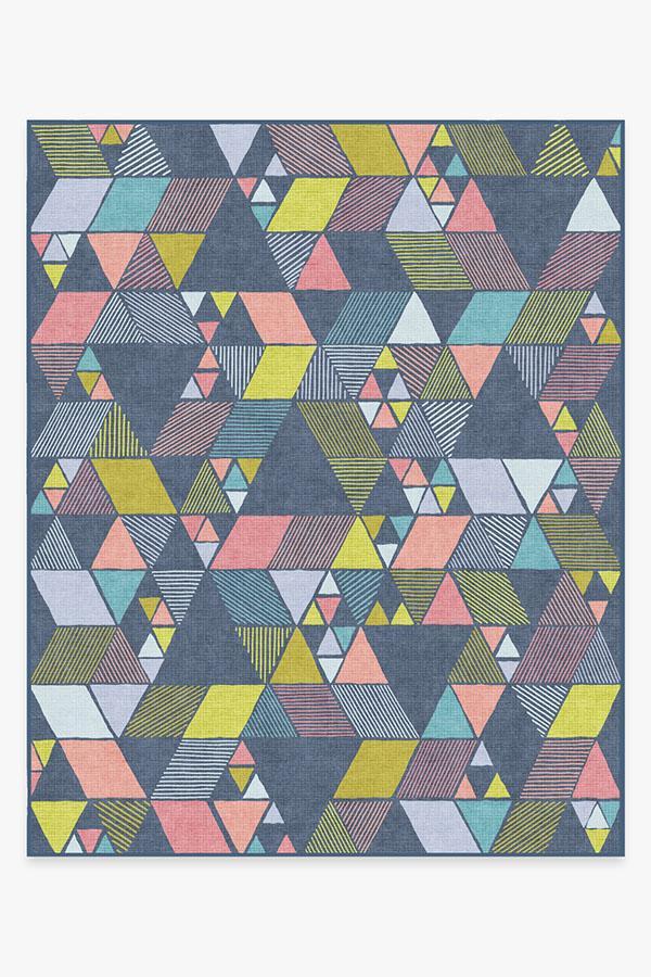 Joojee Teal Rug 8'x10' | Stain-Resistant