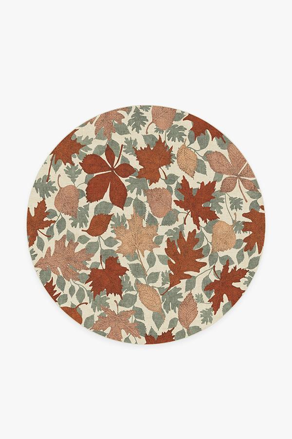 Jora Autumn Rug 6' Round | Stain-Resistant
