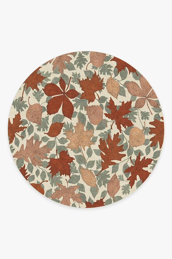 Jora Autumn Rug 8' Round | Stain-Resistant