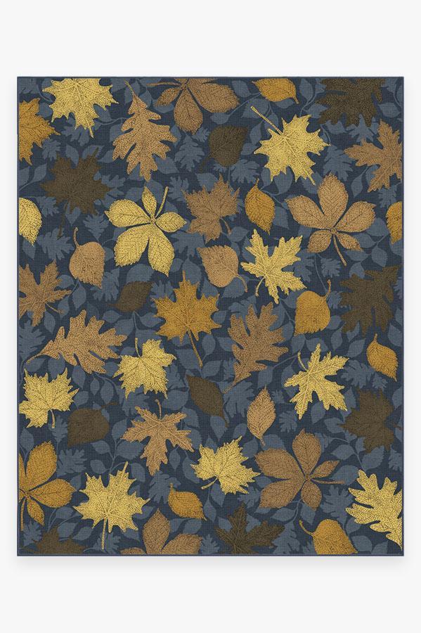 Jora Navy Gold Rug 8'x10' | Stain-Resistant