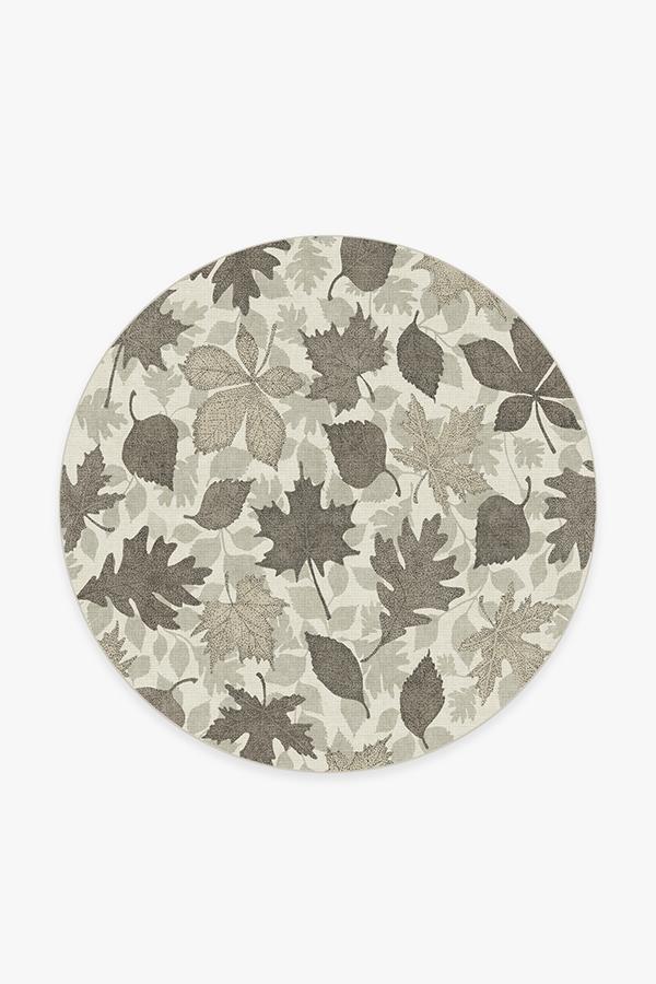 Jora Warm Grey Rug 6' Round | Stain-Resistant