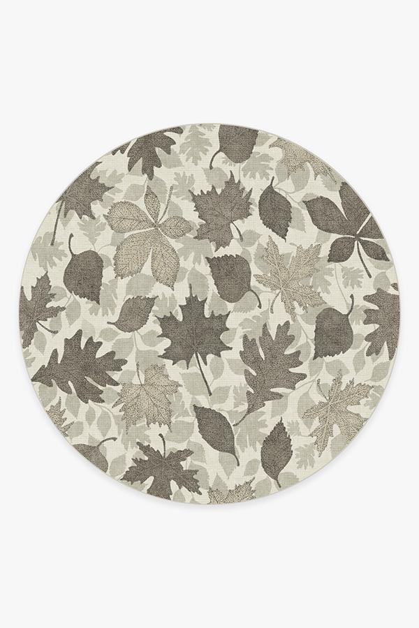 Jora Warm Grey Rug 8' Round | Stain-Resistant