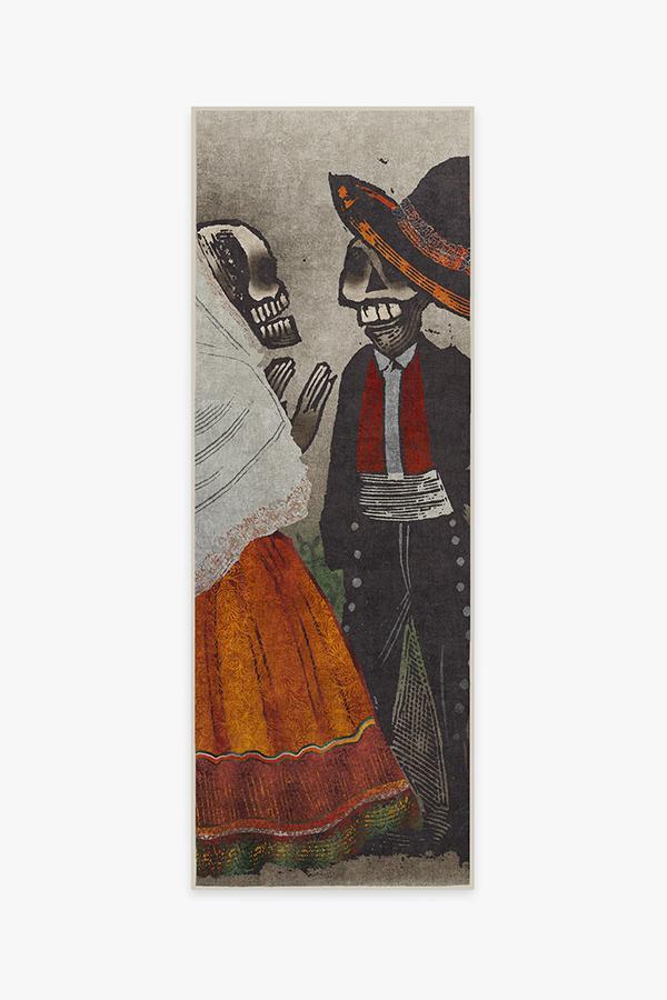 Jose Posada Feast of the Dead Rug 2.5'x10' | Stain-Resistant