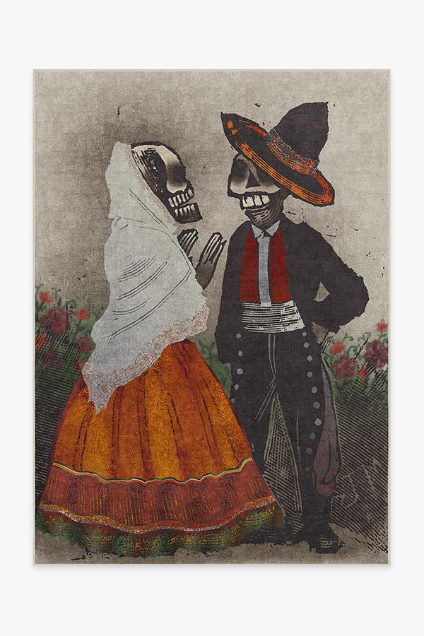 Jose Posada Feast of the Dead Rug 5'x7' | Stain-Resistant
