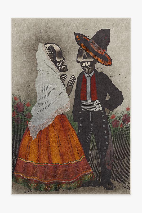 Jose Posada Feast of the Dead Rug 6'x9' | Stain-Resistant