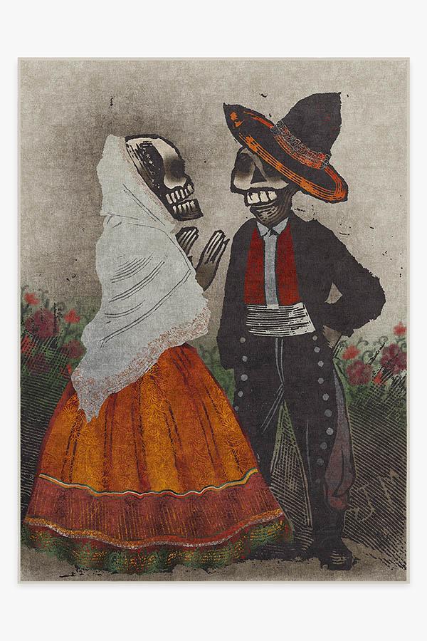 Jose Posada Feast of the Dead Rug 9'x12' | Stain-Resistant