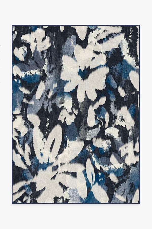 Kalina Blue Rug 5'x7' | Stain-Resistant
