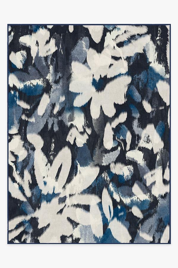 Kalina Blue Rug 9'x12' | Stain-Resistant