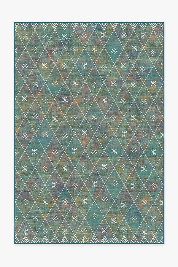 Kavi Diamond Polychrome Rug 6'x9' | Stain-Resistant