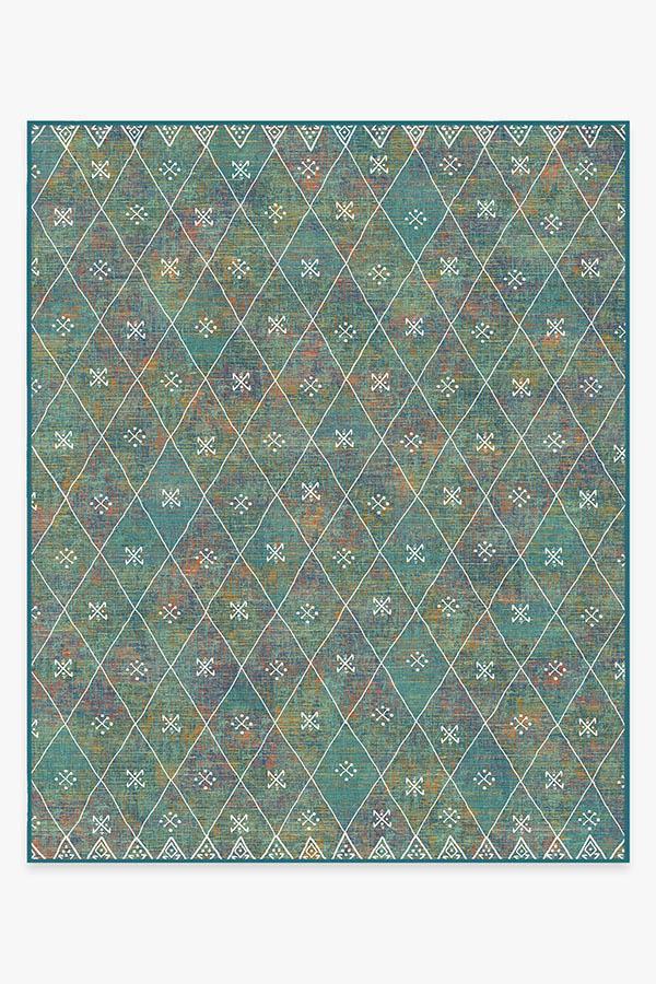 Kavi Diamond Polychrome Rug 8'x10' | Stain-Resistant
