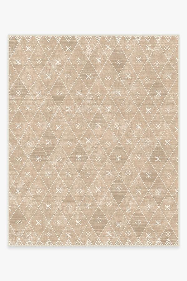 Kavi Diamond Rose Gold Rug 8'x10' | Stain-Resistant