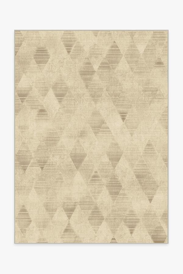 Kavi Mosaic Natural Rug 5'x7' | Stain-Resistant