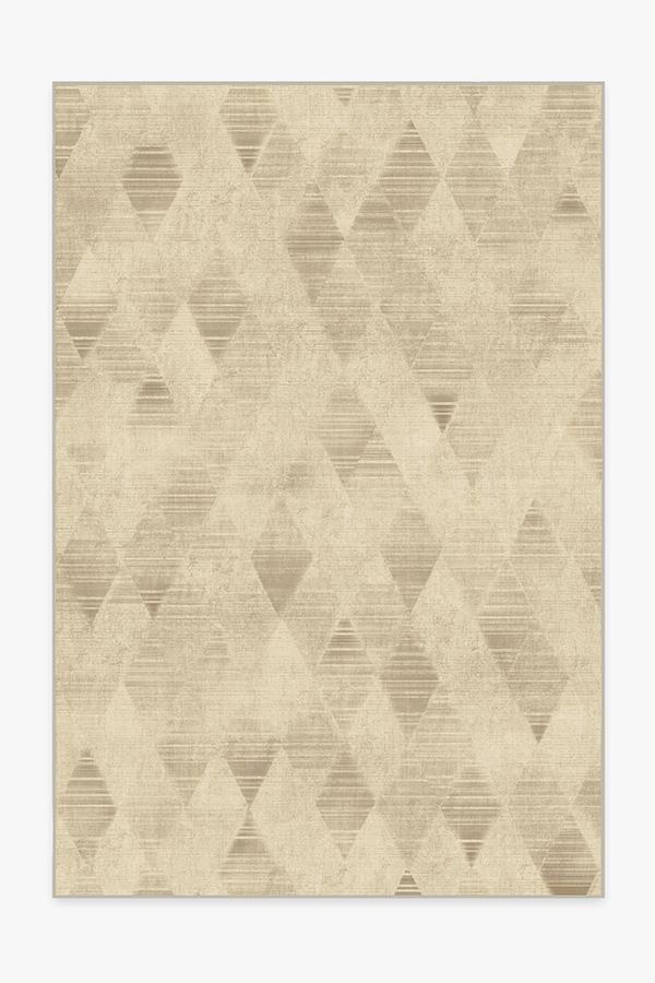 Kavi Mosaic Natural Rug 6'x9' | Stain-Resistant