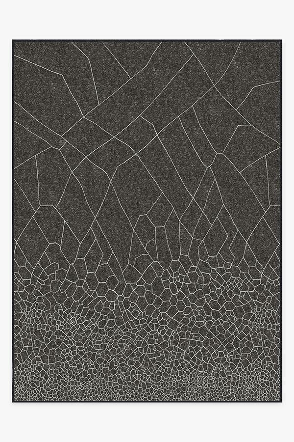 Kella Black Rug 9'x12' | Stain-Resistant