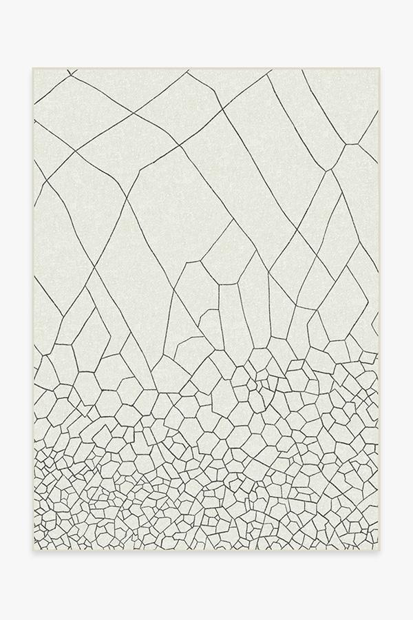 Kella Off White Rug 5'x7' | Stain-Resistant