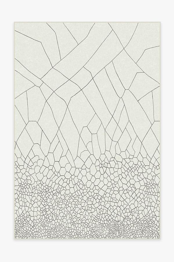 Kella Off White Rug 6'x9' | Stain-Resistant