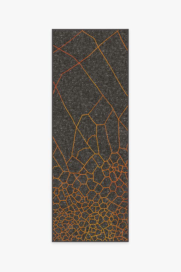 Kella Sunburst Rug 2.5'x7' | Stain-Resistant