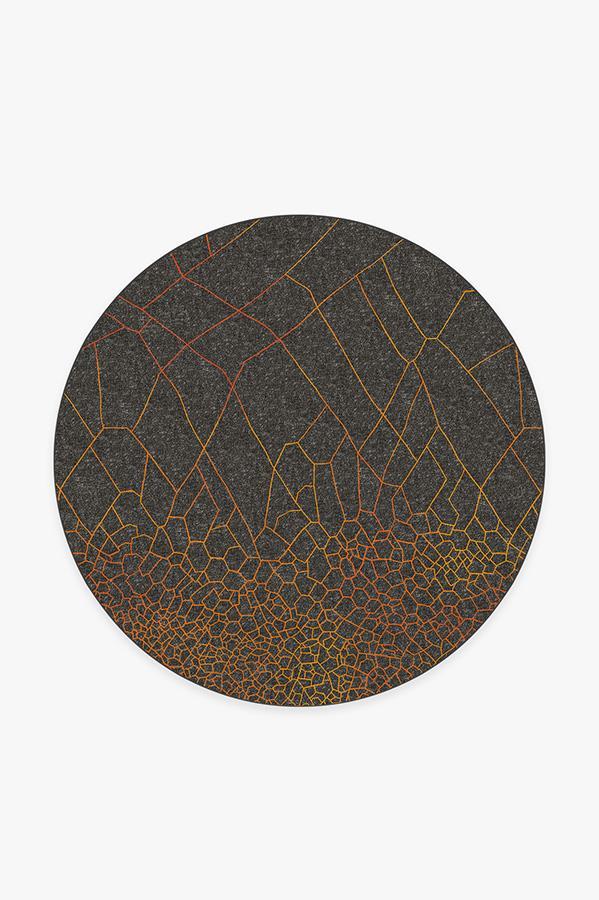 Kella Sunburst Rug 6' Round | Stain-Resistant