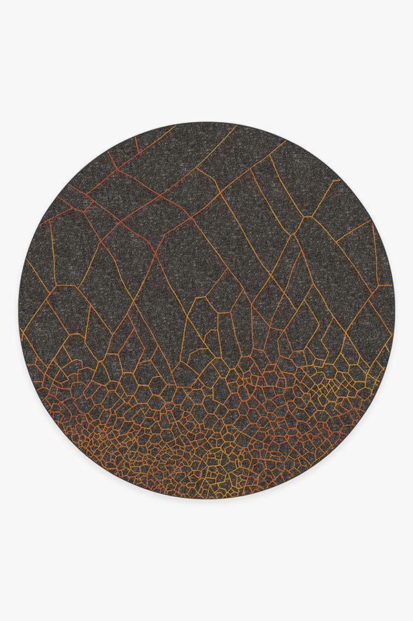 Kella Sunburst Rug 8' Round | Stain-Resistant