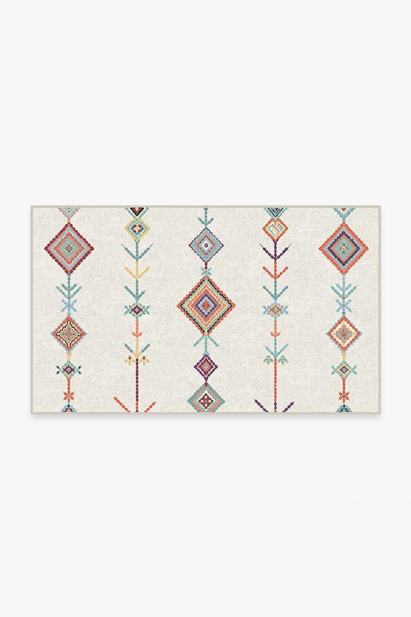 Kenza Polychrome Rug 3'x5' | Stain-Resistant