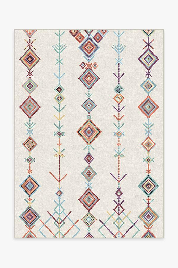 Kenza Polychrome Rug 5'x7' | Stain-Resistant