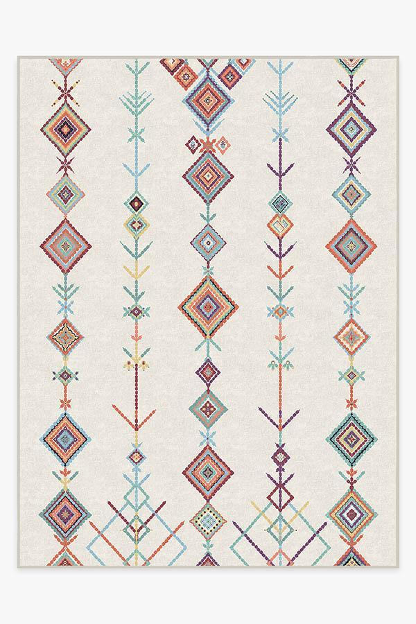 Kenza Polychrome Rug 9'x12' | Stain-Resistant