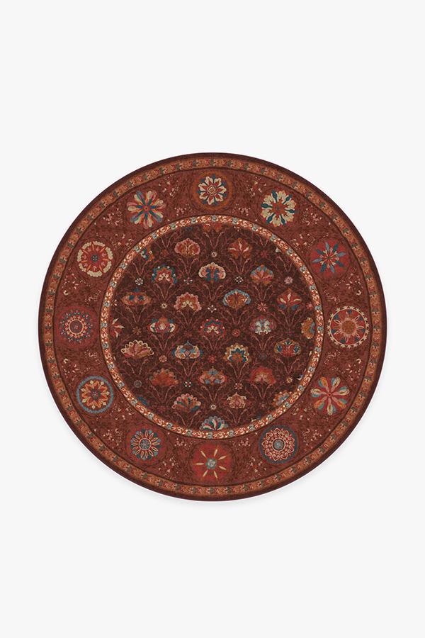 Latiff Autumn Rug 6' Round | Stain-Resistant