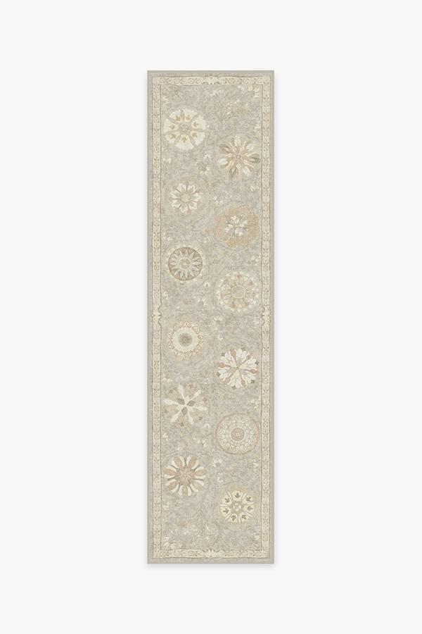 Latiff Creme Rug 2.5'x10' | Stain-Resistant