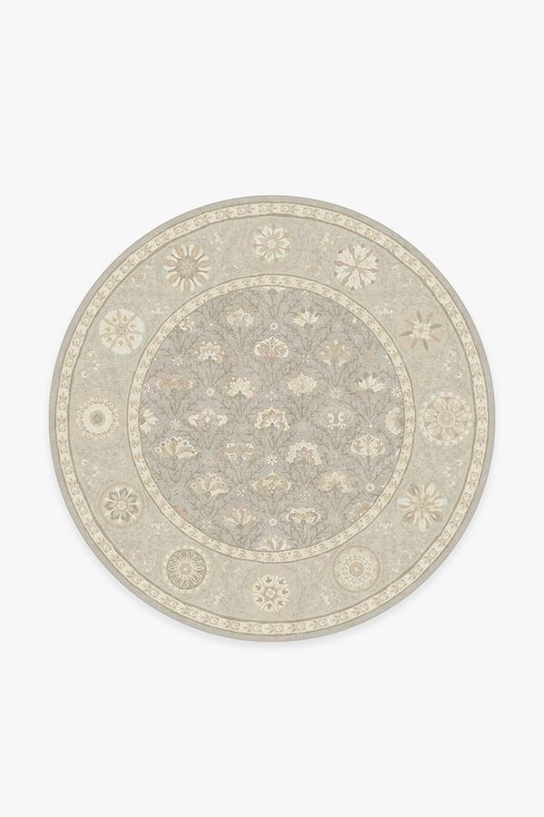 Latiff Creme Rug 6' Round | Stain-Resistant