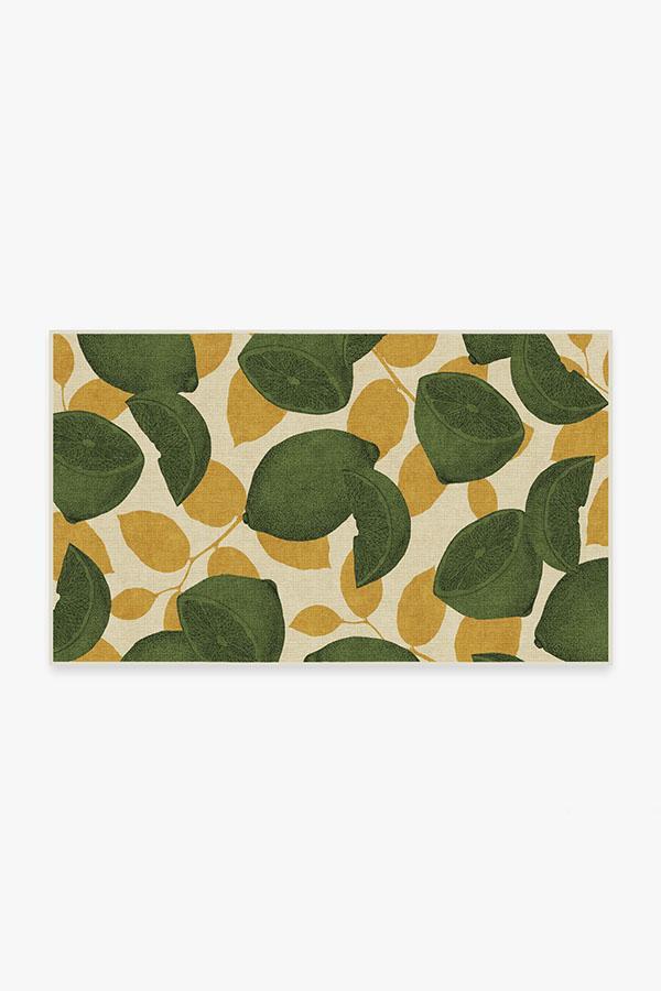 Lemonade Lime Rug 3'x5' | Stain-Resistant