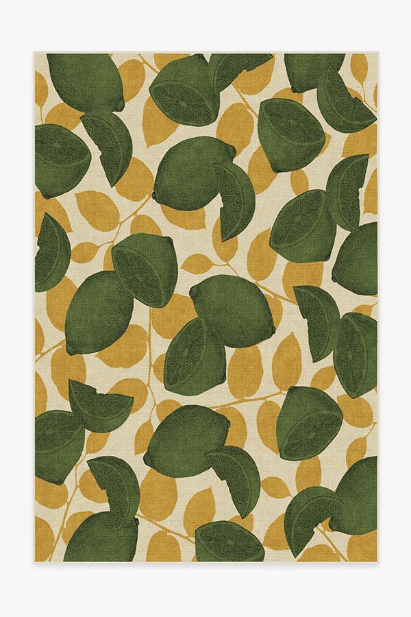 Lemonade Lime Rug 6'x9' | Stain-Resistant