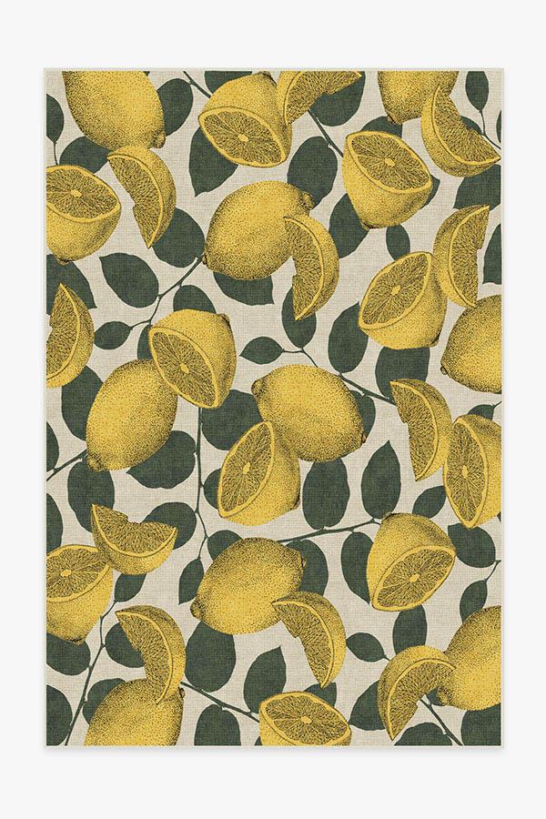 Lemonade Yellow Rug 6'x9' | Stain-Resistant