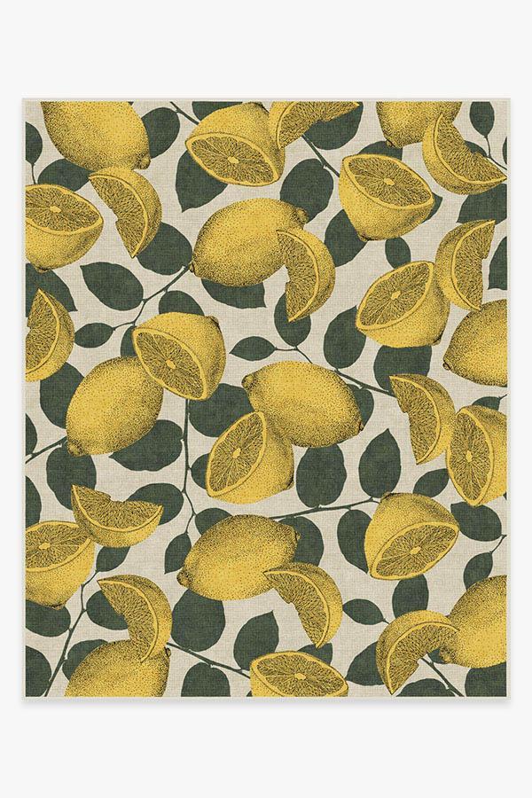 Lemonade Yellow Rug 8'x10' | Stain-Resistant