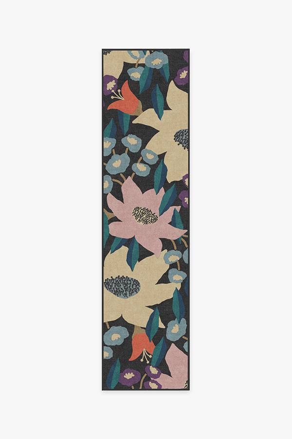 Lilia Dark Multicolor Rug 2.5'x10' | Stain-Resistant