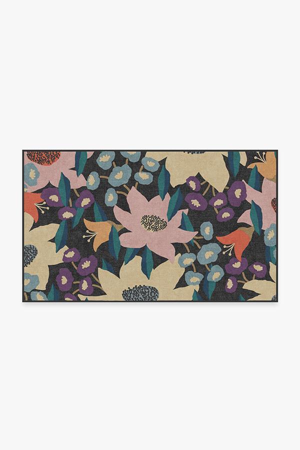 Lilia Dark Multicolor Rug 3'x5' | Stain-Resistant