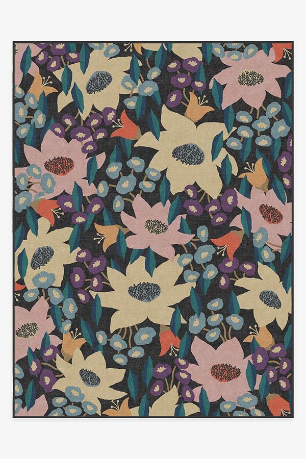 Lilia Dark Multicolor Rug 9'x12' | Stain-Resistant