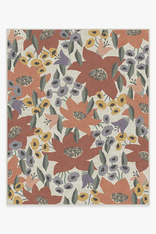 Lilia Terracotta Rug 8'x10' | Stain-Resistant